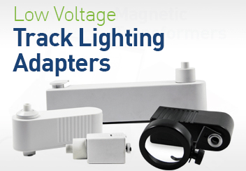 LTF Low Voltage Track Lighting Adapters for LED Halogen Fixtures Pendants