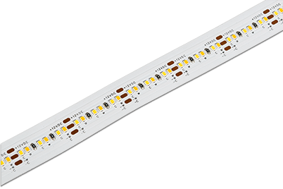 QLUXF50001200LED92658 QFLEX Dual Channel Adjustable CCT Color Tunable 15mm Wide 2600K 5800K Flexible LED Tape