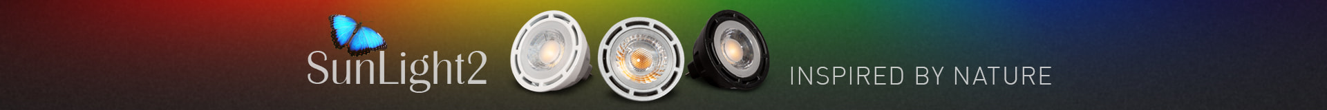 SunLight2 GU10 Dim-Warm High CRI LED Bulbs by LTF