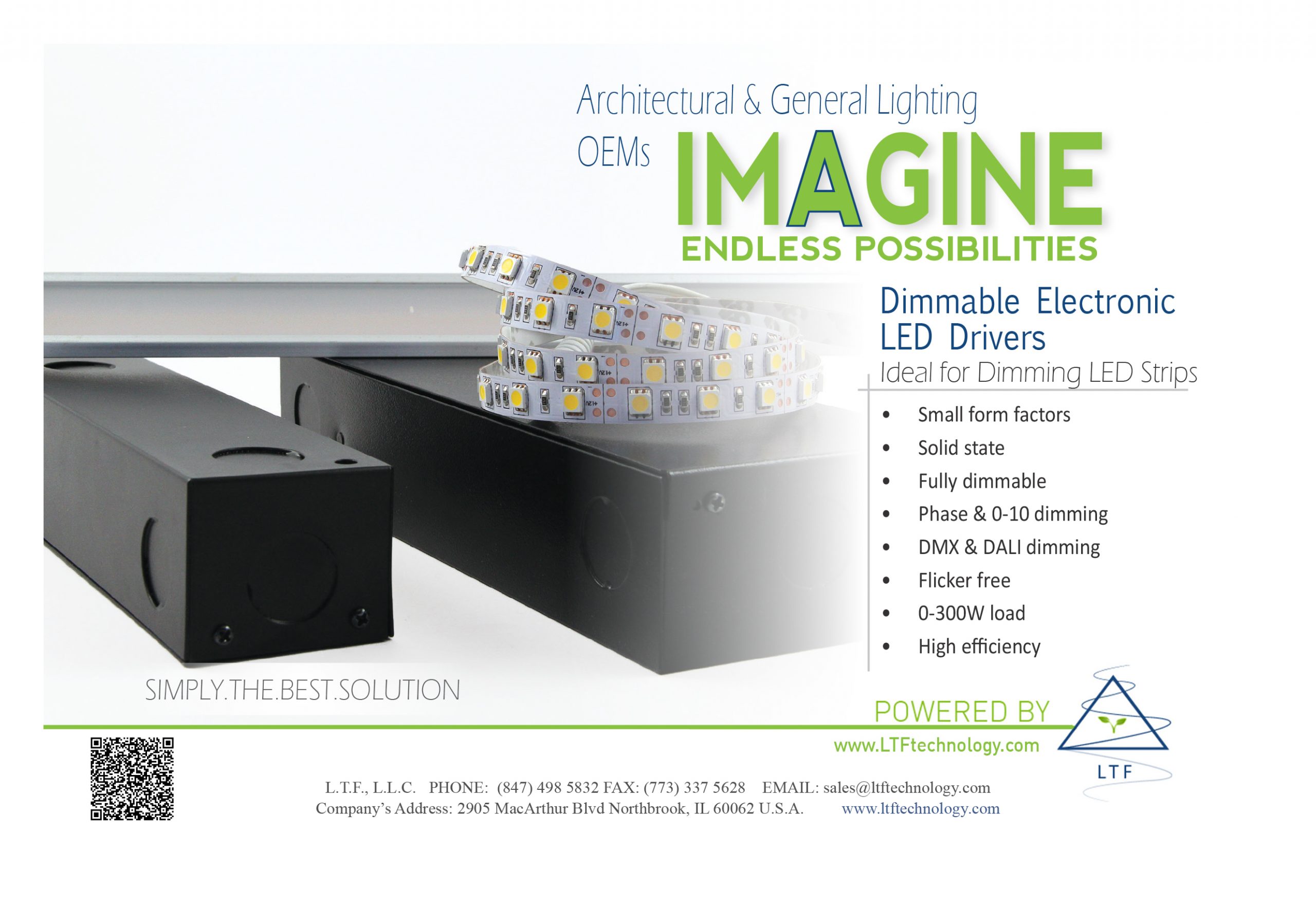 LTF SunLight2 Architectural Grade Dim to Warm High CRI LED Bulbs Print Ad Lighting and Decor Magazine