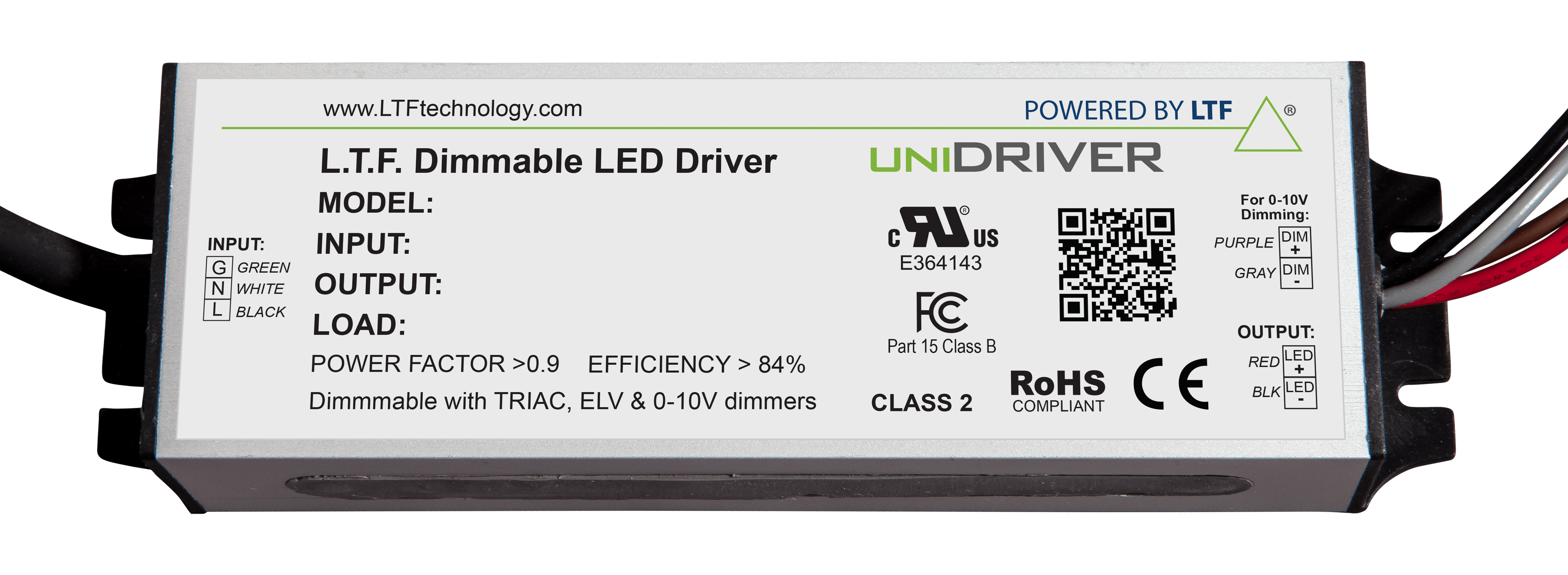 DS45WSM3UD 42W UniDriver Universal Input 100-305V AC True Tri Mode Dimmable ELV Triac 0-10V LED Driver Power Supply