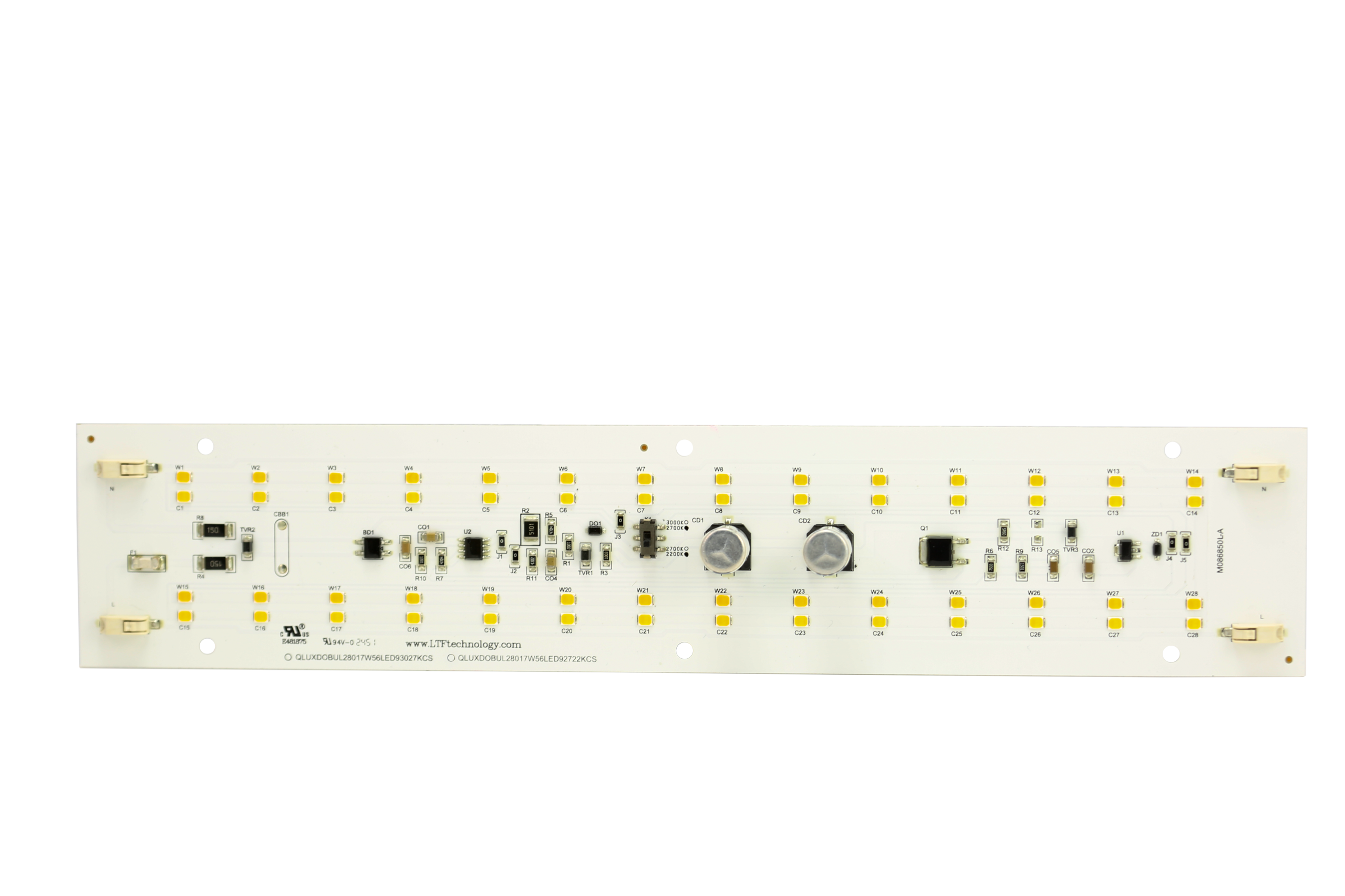 QLUXDOBUL28017W56LED92722KCS DOB Swithable AC LED Boards LED Board